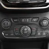 Bil CD -switchknapp Knob Cover Ring Audio Switch Bezel för Grand Cherokee 2014 Auto Exterior Accessories295o