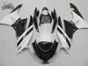 Kit corpo carenatura completa per Kawasaki ZX6R 2009 2010 2011 2012 kit carenature cinesi bianco nero ZX 6R ZX636 09-12