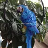 Crafts Outdoor Garden Appeding Tree Animal Decoration, simulazione per pappagallo ornamento per uccelli in resina decorazione