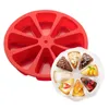 NIEUWE Cake Bakvormen 3D Siliconen Cakevorm 8 Punten Siliconen Cake Pan Bakvorm Jelly Cupcake Schimmel Brood Gebak schimmel Pizza Pan