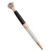 Pallpoint Pen Big Diamond Spot Wholesale Multicolor Rotating MetalMetal Signature Pen Pen Pen Gift Logo 15.3x1.1cm