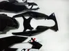 Gratis Custom Fairing Kit för Kawasaki Ninja ZX-6R 09-12 ZX6R Black West Fairings ZX 6R 636 ZX636 2009 2010 2011 2012