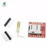 Livraison gratuite 10pcs le plus petit module SIM800L GPRS GSM MicroSIM Card Core Board Quad-band TTL Serial Port