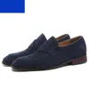 Misalwa 38-48 Casual Camurça Homens Oxford Dress Sapatos Apontados Toe Mens Formal Sapato Khaki Elegante Terno Simples Cavalheiro Mocassins Flats