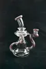 Color 3 tube wig smoking pipe , glass hookah,carta recycler oil rig bong, e14mm joint, welcome to order