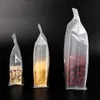 Wholesale 3D Stand up Matt Plastic Zip Bag Frosted Translucent Coffee Snack Cookie Rice Package Bag Plastic Gift Bag