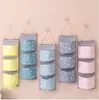 Opknoping opbergtas Deur Muur Sundries Pouch Print Organiseren Kruidenierswinkels Zak Slaapslaapkamer Ruimte Saver Schoenen Storage Opvouwbare tas ZYQ216