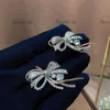 Hezekiah 925 pure silver Earrings Butterfly Eardrop Temperament lady Dance party High-end quality Luxury fashion Bow Earrings