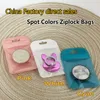 Mini Zip Lock Bag Retail Plastic Packaging Bag with Hang Hole For Jewelry Grocery Accessories Small Zipper Pouch