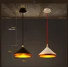 New Nordic Industrial Chandelier Single Head Modern Minimalistisk Cafe Bar Restaurang Personlighet Smidesjärn Lampskärm Belysning