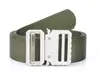 15 in New Army Nylon Canvas Outdoor Casual Tactical Belt with Metal Buckle Adjustable Heavy Duty Training Waist Belt Hunting Acce6902818