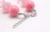 Loverly Pink Style Baby Girls Beads Necklaceの子供の子供のための手作りのチャンキーBubblegumのネックレス魅力的なジュエリー