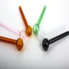 Colorful Pyrex Glass Oil Burner Smoking Pipe Tube Pipes Tobcco Herb Nails for Bong Dab Rig