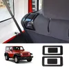 Jeep Wrangler JK 2011-2017工場出口オートインテリアアクセサリーのためのABSリアシートスイッチ装飾ステッカー