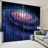 Landscape Curtain Promotion Shining Mysterious Milky Way HD Digital Print 3d Beautiful Blackout Curtains