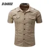 E-BAIHUI coton Polo hommes haute qualité militaire chemise ample Blouse homme solide classique T-shirt Polo 55888