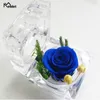 Preserved Real Rose Jewelry Box Holder Immortal Flowers Forever Blossom Wedding Birthday Gift for Women Eternal Rose in Gift Box2773811