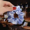 2020 Spring Summer Organza Hair Scrunchie Stora Fairy Chiffon Kvinnor Elastiska Hårband Ponytailhållare Hårband Tjej Gummi Tillbehör