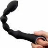 Anal Vibrator Prostata-Massagegerät 10 Geschwindigkeit Anal Plug Heizung Analkugeln Butt Plug Bullet Vibrator Sexspielzeug für Männer Masturbator T200425