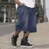 Plus grand short d'été hommes jean ample Hip Hop Denim pantalon nouvelle marque Baggy taille 30-42 44 46