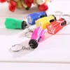 Turystyka Camping Outdoor Gear LED mini brelok Super jasny latarka latarka Kwiat Kształt Key Chain Zza851