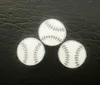 En gros 100 pcs/lot 8mm baseball sport glisser charme fit pour 8mm porte-clés en cuir bracelet bracelet