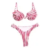 Sexy Underwire Brasileiro Biquíni Thong Dot Mulheres Bikini Set Swimsuit Push Up Beachwear Swimwear Maiô