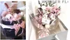 Корейский бархат желание кроличьего вечного букета плюшевой кулон кролика кукла кукла Святого Валентина аксессуары для рук, детская игрушка