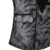 最新のコートパンツデザイン2020スリムな光沢のあるシルバースモーキングジャケットイタリアンタキシードドレスダブル胸の男性スーツ結婚式Groom306L