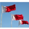 90X150CM Bahrain-Flagge, individuell, 90 x 150 cm, Polyester, fliegend, hängend, Nationalflaggen von Bahrain, Länderbanner für den Innen- und Außenbereich