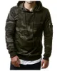 2018 Camouflage Hoodies Men Sweatshirt Hip Hop Male hoody Zipper Sweatshirt Brand Autumn Winter Mens Camo pullover 3XL3378