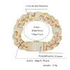 Nouveau fermoir de 20 mm Lien cubain Bracelet 79 pouces Bracelet Iced Out Zircon Bling Hip Hop Bijoux Bijoux Gift Charms Bracelets2193312