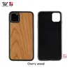 2022 HotSale Clear Blank Wood Back Mobile Cover Phone Cases For iPhone 11 12 13 Pro Max