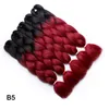 Ombre Braiding Synthetic Braids Braids Braids Senegalest Hair Extensions Beauty Color Kanekalon Braiding Hair Jumbo 1771794