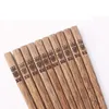 favores e presentes de casamento Hot baratos Criativo personalizado, madeira personalizado Gravura Wenge logotipo personalizado Chopsticks gratuito