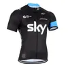 2020 2015 Sky Pro Team Black S030 Велосипедный трикотаж с коротким рукавом Летняя одежда для велоспорта Шорты-комбинезоны Ropa Ciclismo 3d Набор гелевых подушечек Размер x8289301