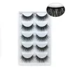 Mink False Eyelashes 10 Styles Messy Natural Soft Makeup 5 Pairs Handmade Thick Lashes