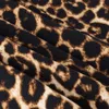 Sexy épaule froide gaine moulante noir imprimé léopard Club robe de nuit travail décontracté bureau dame robe crayon HB483