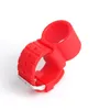 Anello colorato con fibbia silicone anello innovativo portatile Design regolabile per la bocca di bocchetto Shisha