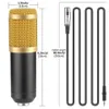 BM 800 Microfoon Condensator Geluidsregistratie Microfoon met Shock Mount voor Radio Braodcasting Singing Recording KTV Karaoke Mic