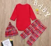 Mother and Daughter Clothes Family Matching Christmas Pajamas Kids Boys girls Christmas Sets women dress ladies men Home clothes QZZW124