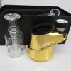 SOC Pea Enail Ecig Starter Kit Glass Bubbler Attachment Pipe Bag Replacement Dab Rig Smoking Water Pipes Bong Hookahs