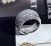 Choucong, anillo de promesa para hombre, anillo de compromiso de plata de ley 925 cz, anillos de boda para mujeres y hombres, regalo de joyas de fiesta