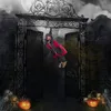 Dekoracja Halloween Wiszące Czarownica Lalki LED Gadżet Gadżetowy Prop Prop Animowany Duch Straszny Jazda żaluzja Ściana Wieczki Party Outdoor Home Dekoracje Zabawki