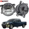 2x Car LED Fog Light Angel Eye Daytime Running Lamp DRL For Nissan Frontier 2005-2015 (2011-2015 must have metal bumper)