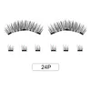 Victiley 8st 3d magnetiska ögonfransar mink lash full remsa fransar falska ögonfransar med pincett dubbelmagnet falsk lash sct-w-602