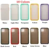 Transparant Matte Frosted Baby Skin Hybrid TPU PC Pashing Phone Case voor voor Samsung Note 10 iPhone 11 Pro Max XS XR X 6 7 8 Plus Achterkant