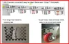 Neue kommerzielle Eiscreme-Rollenmaschine 1800 W Thailand Braten Eiscreme-Rollenmaschine Gerollte gebratene Eismaschine