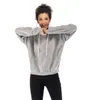 Kvinnor Batwing Sleeve Hoodies Hooded Sweatshirts Sport Utomhus Höst Vinter Solid Pullover Kläder med Pocket Coat LJJA2898