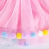 ins Bébé Fille Imprimer Licorne Princesse Tutu Jupes 0-24 mois Nouveau-né Designer Romper Robe Robe Coton Barboteuses + Jupe Tutu + Bandeau = 3PCS / Set